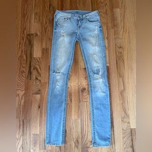 True Religion Skinny jeans (light wash) size 25